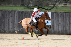 The Playnation Arena Polo Test Match at The All England Polo Club, Hickstead, 02/03/2019 - High Goal Challenge: Hedonism Wines v Centtrip Wales - Test Match for the Brian Morrison Tropby: England vs France - © www.imagesofpolo.com