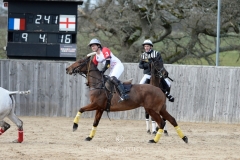 The Playnation Arena Polo Test Match at The All England Polo Club, Hickstead, 02/03/2019 - High Goal Challenge: Hedonism Wines v Centtrip Wales - Test Match for the Brian Morrison Tropby: England vs France - © www.imagesofpolo.com